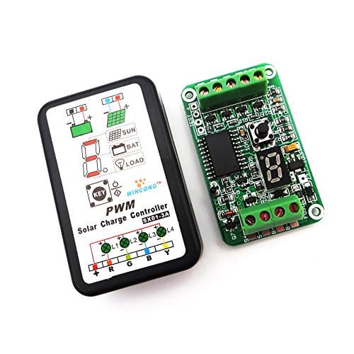 DPJ 3A 6V 12V 3.7V 3.2V 7.4V 11.1V 1.2V LI-ION NI-MH LiFePO4 Battery Solar Panel Charger Controllers Regulator Park Street Garden