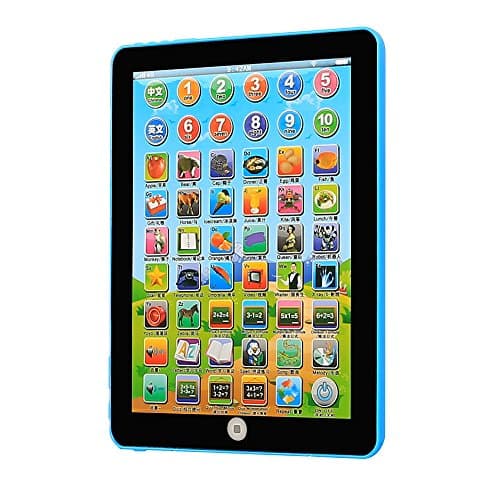 mookshop Tablet Pad Computer For Kid Children Learning English Educational Teach Toy Gift