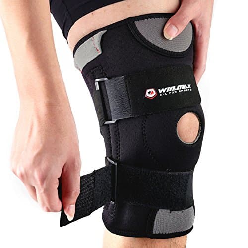 Knee Pads, Adjustable Knee Support, Knee Brace-- Open-Patella Stabilizer Non-Slip With Medical Grade Quality Breathable Neoprene for Any Sport Protection, Recovery and Pain Relief