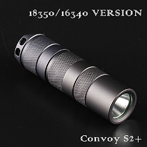 Convoy S2+ 18350/16340 Version 7135*4 5-Mode LED Flashlight