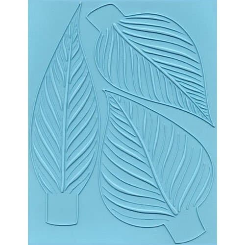 Silicone Mold, Zebra Leaves Showpeel