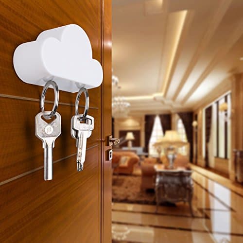 Fairbridge Key Holder, Powerful Magnetic Key Rack, No Falling Magnet Key Hanger For Wall-Strong Adhesive Easy Mount Key Storage Organizer - Great For Home, Office &Car Keys