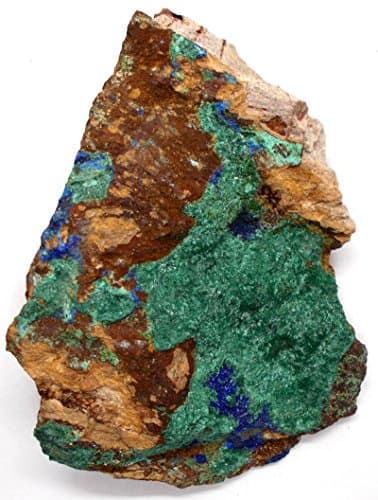 Malachite crystals on Rock Matrix from Morocco - 280 grams