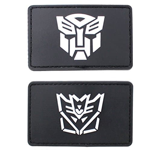 Decorative Rubber Patch,Velcro Patches Kit Set for Jackets, Pack of 2