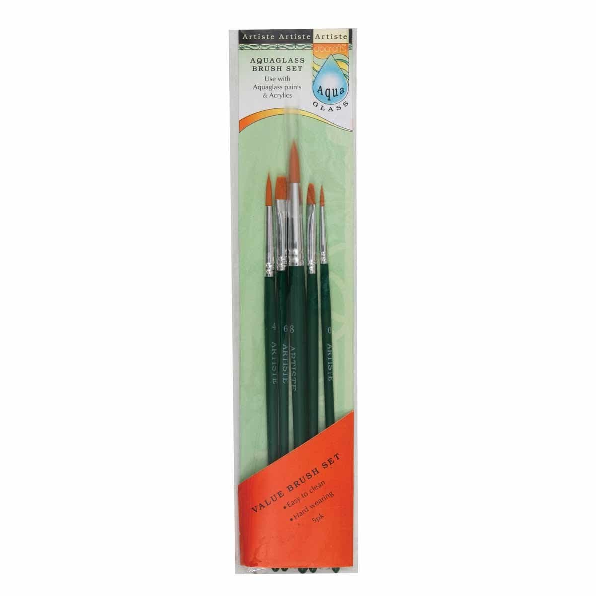 Artiste Value Brush Set, Pack of 5