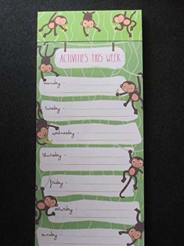 Activities & Plans This Week - Quality Magnetic Notepad - 100 Sheets Per Pad - Size 230mm X 102mm