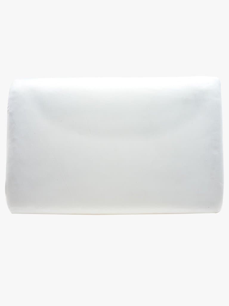 The White Willow Orthopedic Memory Foam Extra Large King Big Size Neck & Back Support Sleeping Bed Pillow (27" L x 17.5" W x 5" H) -Off White Set of 4