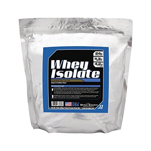 Whey Protein Isolate by Muscle Research - Chocolate, 2.2lbs