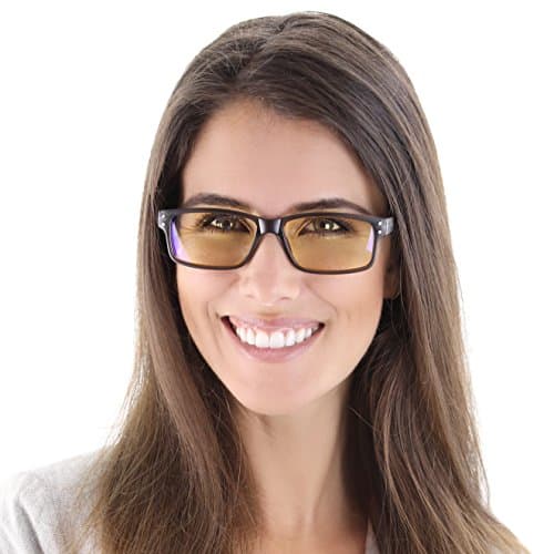 Salviso Blue Blocker Glasses - Blue Light Blocking Computer Glasses for Reducing Eye Strain and Eye Fatigue and Promoting Better Sleep - - Model: NEW, Retro Clear