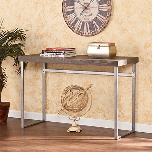 Modern Lumberton Console/ Sofa Table,is the Perfect Accent to Finish Out a Living Room with Style, Weathered Grey Look , Supports up to 50 Pounds