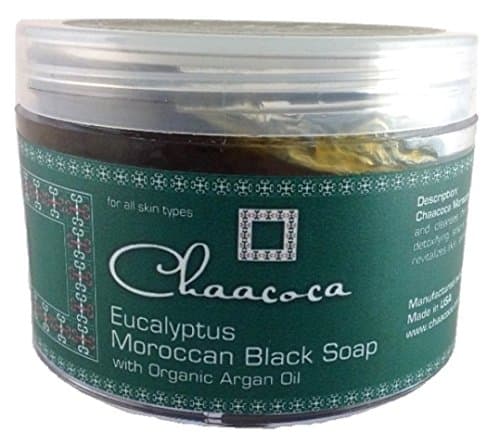 Chaacoca Eucalyptus Moroccan Black Soap with Argan Oil