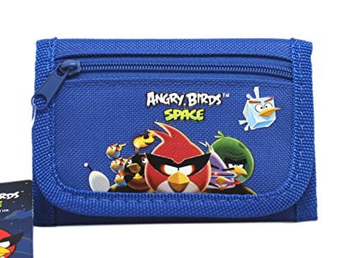 Angry Birds Space Blue Fabric Tri-fold Wallet