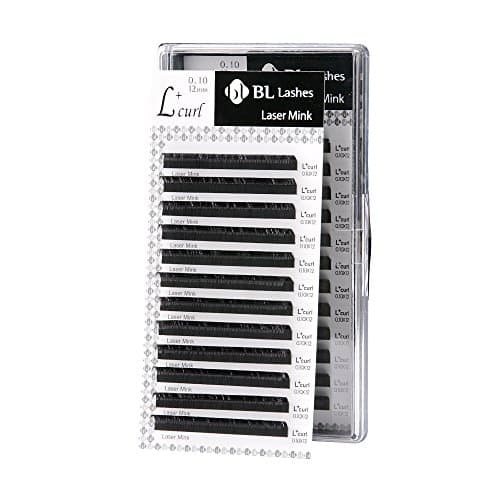 Eyelash Extension BL Laser Mink Lash LP Curl Thickness 0.10mm (0.10X8mm)
