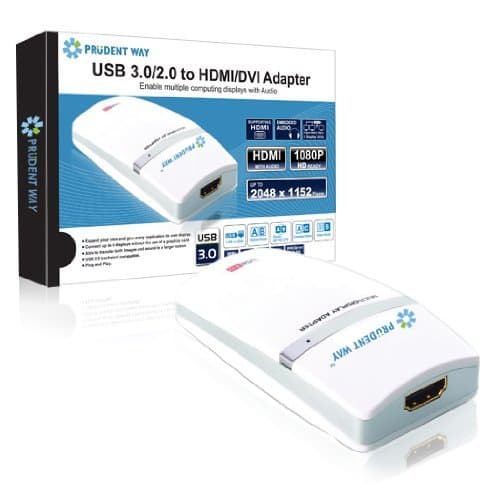 Prudent Way PWI-U3-H DA - USB 3.0/2.0 DVI/HDMI Multiscreen Adapter