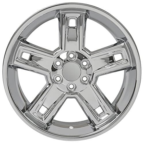 Chrome Wheel 22x9.5 Silverado Deep Dish Style for 99-17 Chevy Silverado 1500