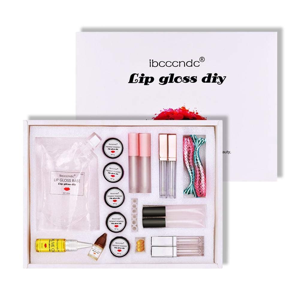 Activane DIY Lip Gloss Making Kit Matte/Moisturizing Handmade Lip Polish Base Tube Cosmetic Makeup Tool Set