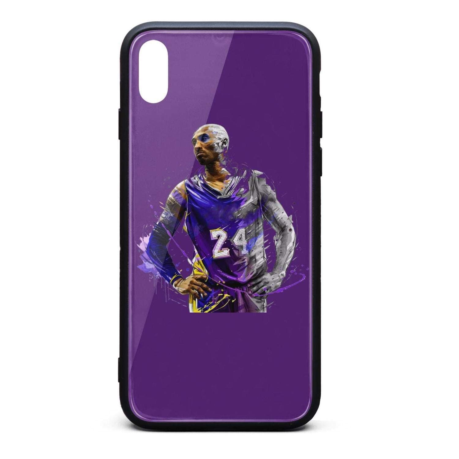 Groyr-kobe-bryant-24- for iPhone X Case Slim Lightweight TPU Rubber Frame Hard PC Back Shell