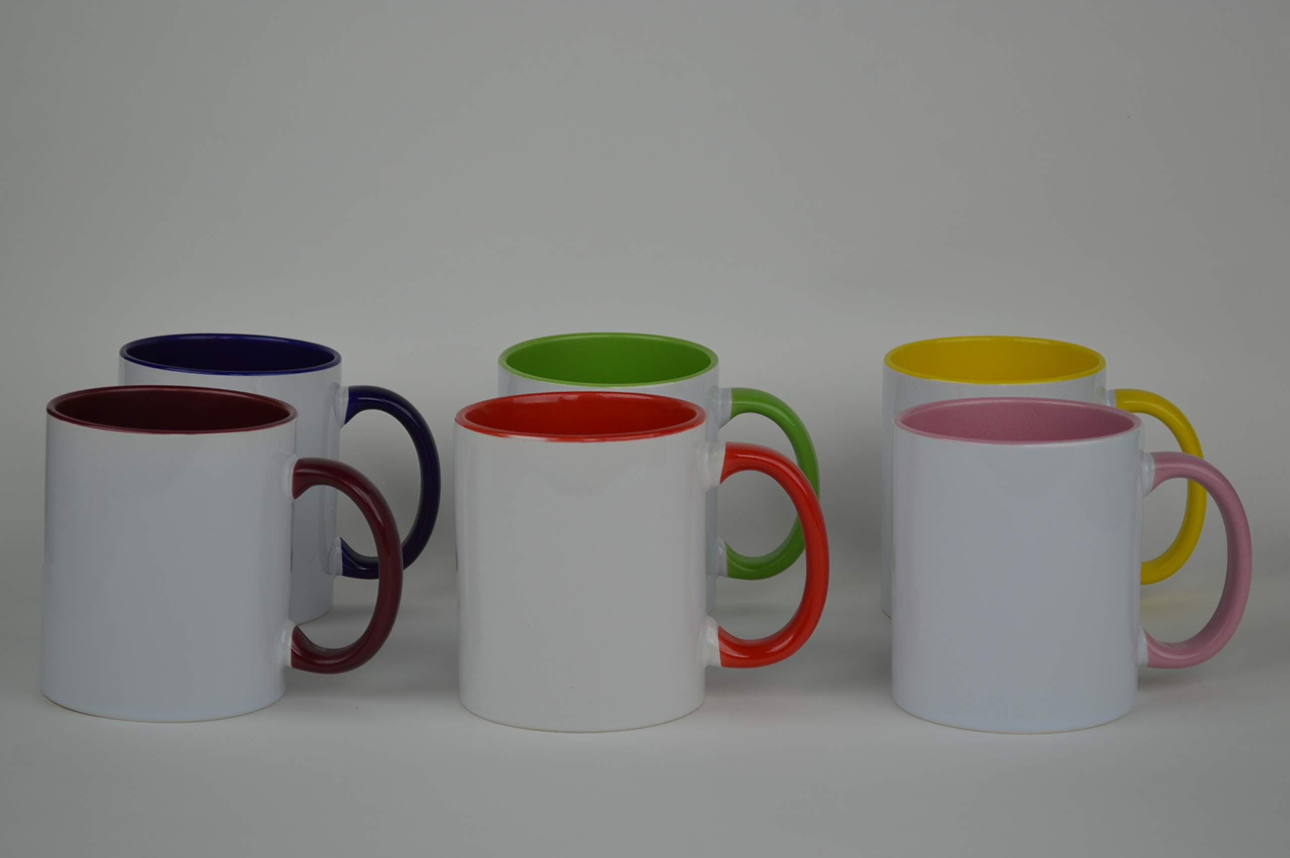 HomeVss, Mixed Colors Two-tone Sublimation Mug 11oz (36)