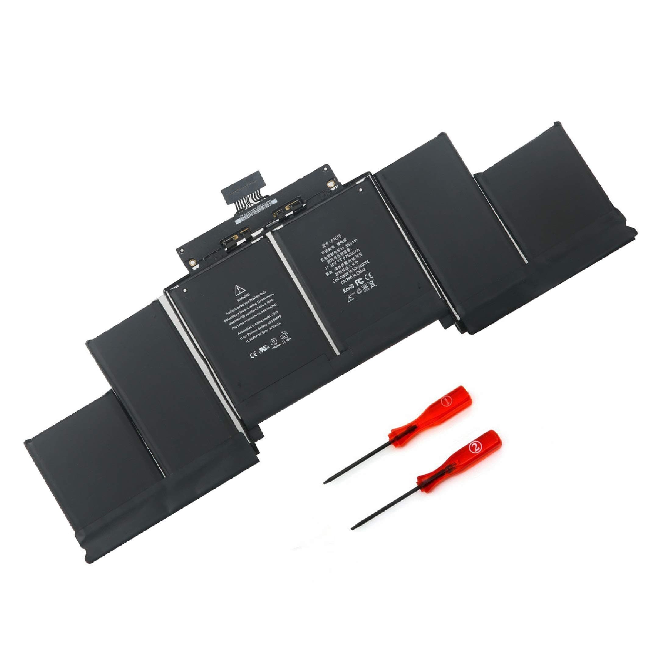 HUSAN Compatible A1618 Laptop Battery Replacement for MacBook Pro 15" A1398 Retina (2015 Version), Fit 020-00079 MJLQ2LL/A MJLT2LL/A