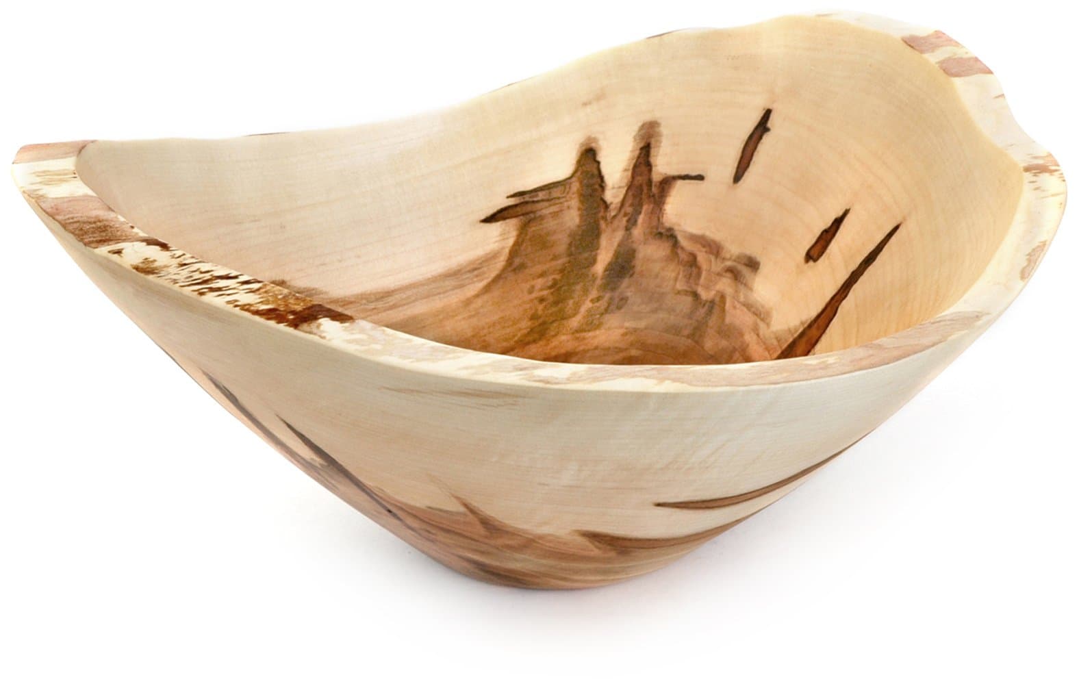 Stinson Studios WBM6 Wane Edge Maple Bowl, 6-7 Serving