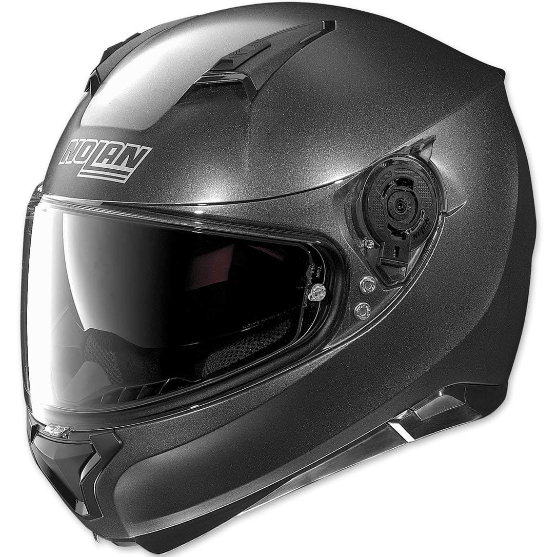 Nolan N87 Solid Motorcycle Helmet - Black Graphite - L