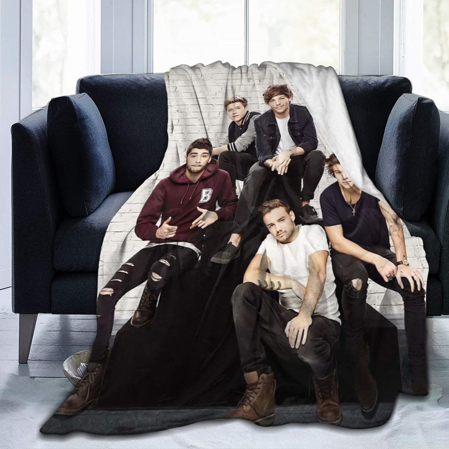 One-Direction Blanket Soft and Warm Throw Blanket Micro Fleece Blanket 80X60 Inch