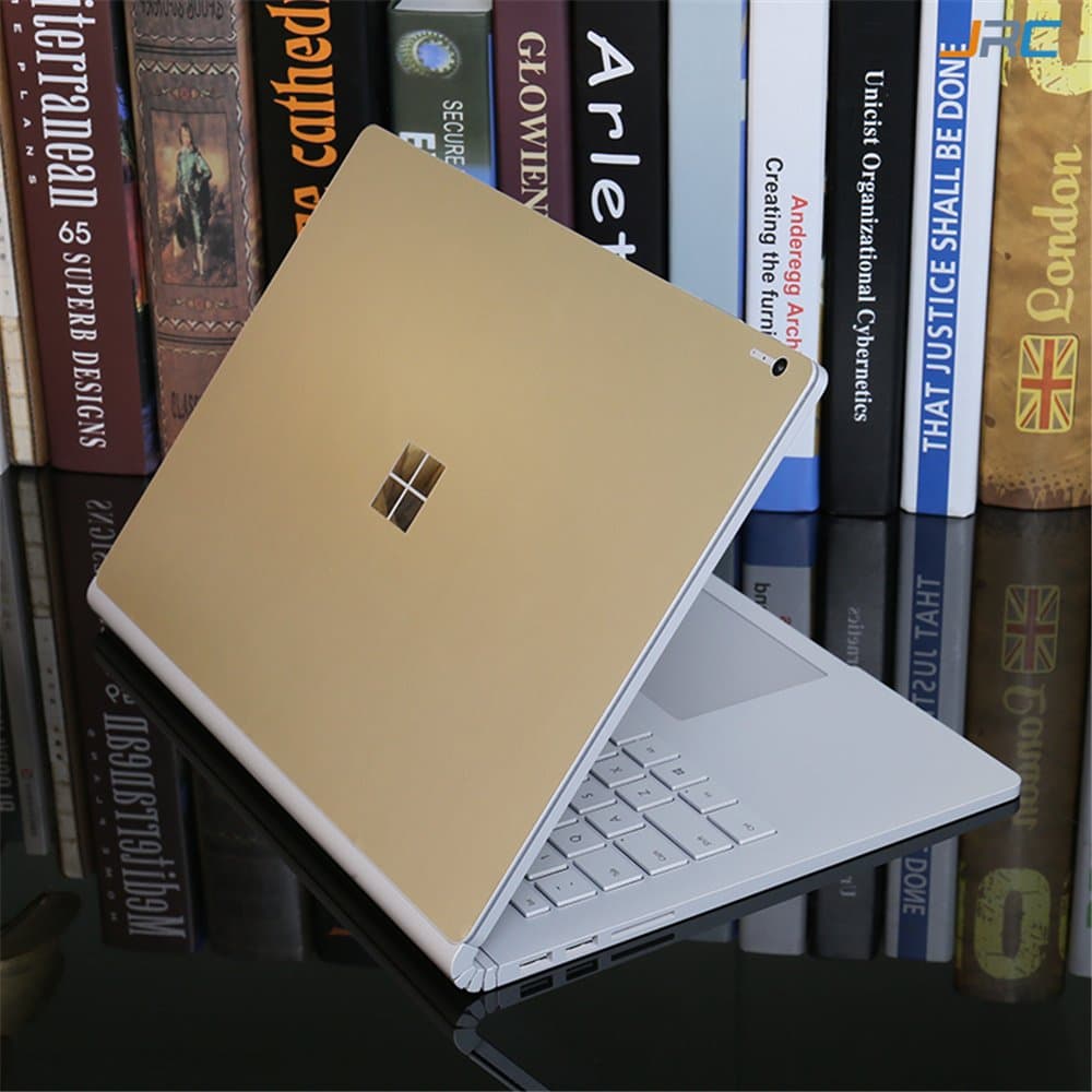Microsoft Surface Book 2 (standard i5 Configuration Version) Skin Sticker Decal Decorative Protector,3M Decal Decorative Full Protector -13.5 inch (Champagne gold)