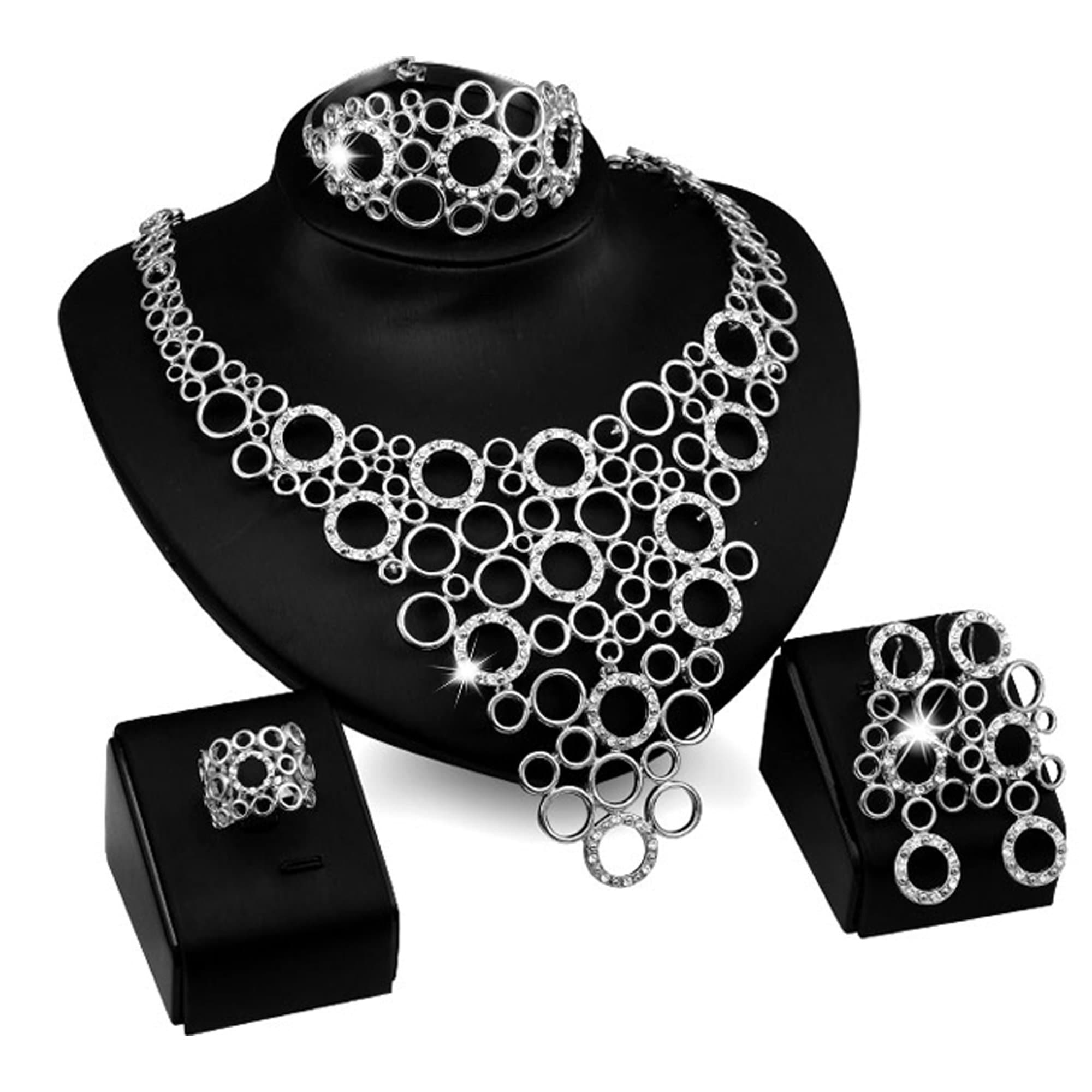 LIBERE Samba Circles 4 piece Jewellery Set