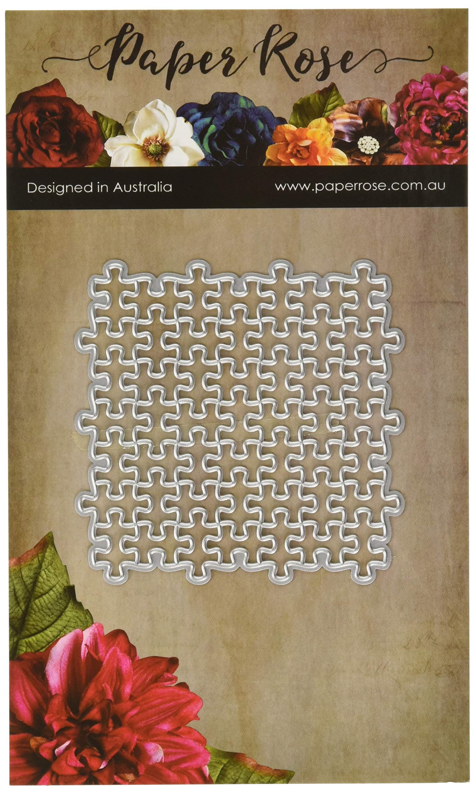 Paper Rose Jigsaw Puzzle Die-Cuts, Multicolor