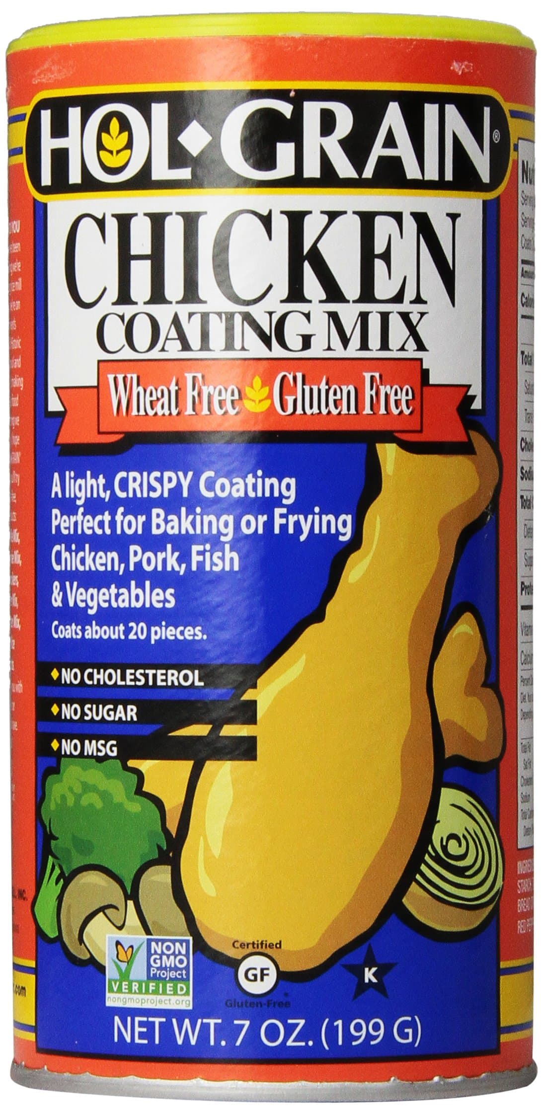 Holgrain Chicken Coating Mix Wheat Free, 7-Ounce Boxes (Pack of 6)