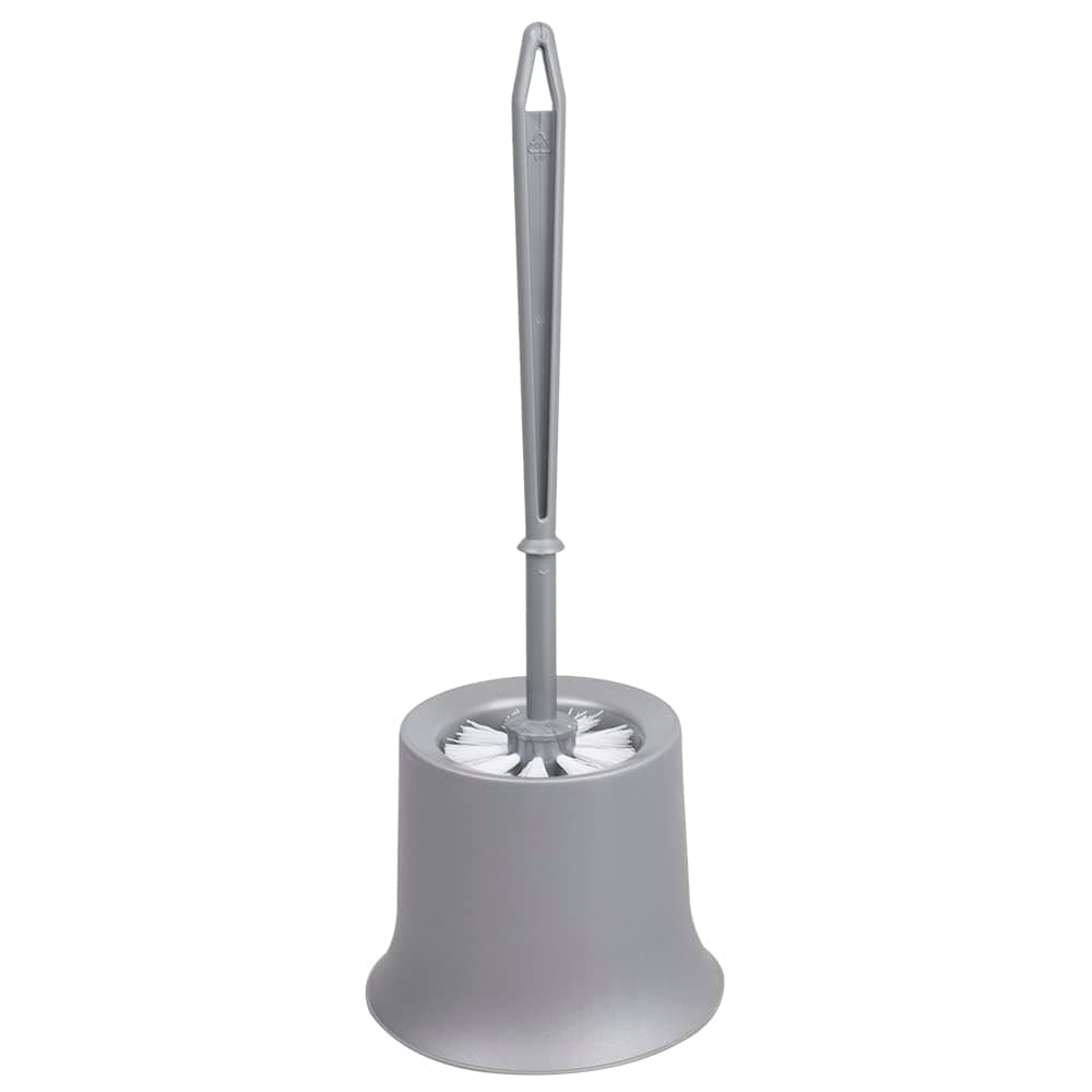 Home Basics Toilet Brush Holder, Grey