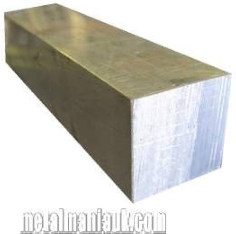 Aluminium square bar 1"x 1" x 250mm