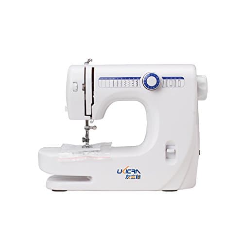 UKICRA UFR-609 Double-Needle 14-Stitch Automatic Threading Household Sewing Machine with Cutter