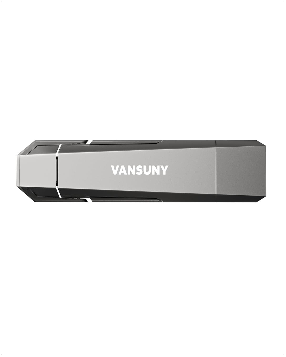 Vansuny 256GB USB Solid State Drive Up to 1000MB/s USB 3.2 Gen 2 Dual SSD USB A + Type C Portable External SSD for Android Phone Tablet Laptop MacBook PC