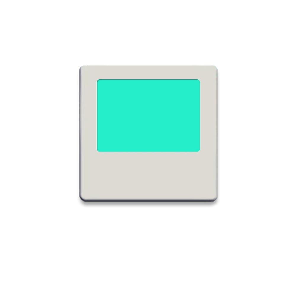 Nightlite Green Off-White Rectangle