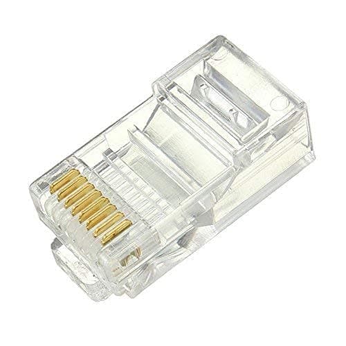 D Link Cat 5 RJ 45 Cable Connector - Pack of 100 Pieces