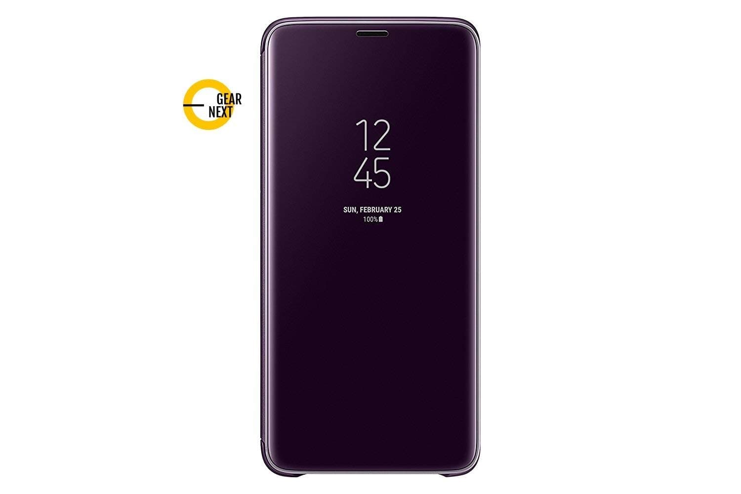 Gear Next Clear View case Standing Back Cover for Samsung Galaxy s9 Plus / s9plus (Innovative Purple)