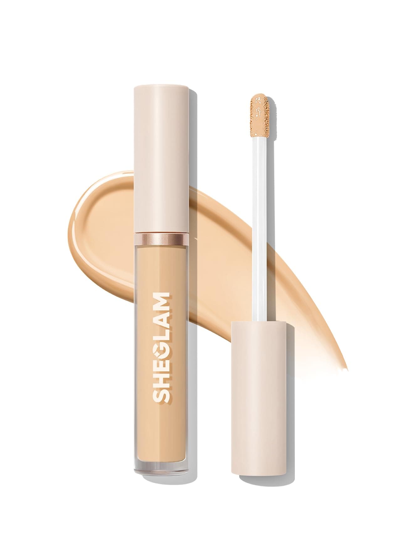 SHEGLAM 12HR Full Coverage Concealer Matte Finish Concealer Stick for Under Eye and Dark Circles - Shell