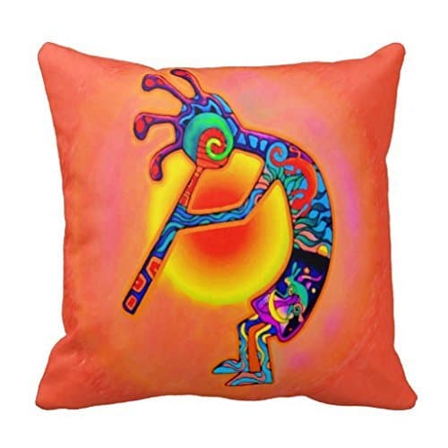 ENIDKW Lizard Kokopelli Throw 18 * 18 pillow Case