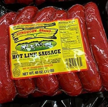 Hot Links Sausage 48 Oz