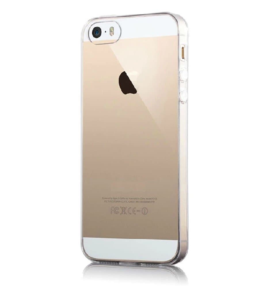 Ebestsale(TM) Ultra Thin Slim Crystal Clear Soft TPU Back Cover Transparent Fitted Skin Case for Apple iPhone 5 5S