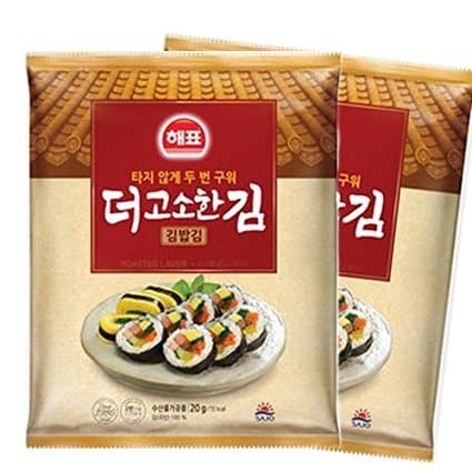 Roasted Seaweed Laver (twice) 20 sheets (2EA) (7.5 8)