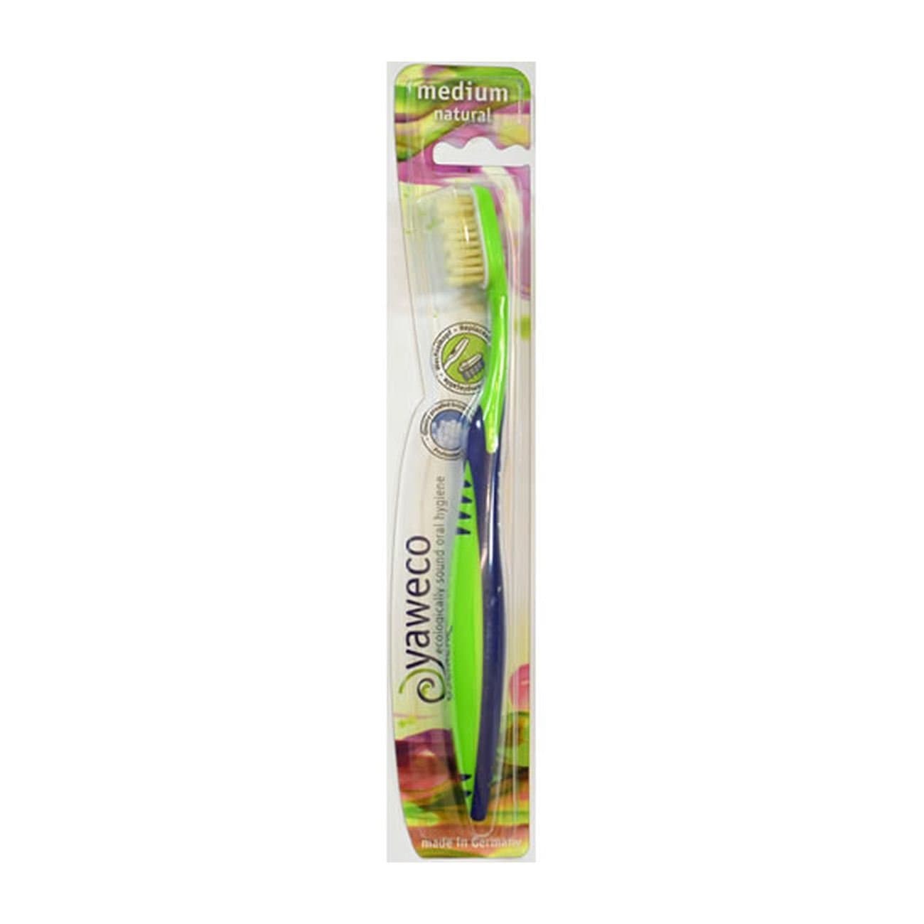 YawecoEco Toothbrush Nature Medium (assorted colours)