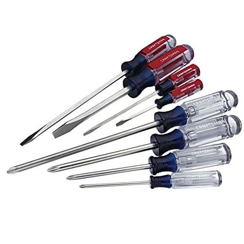 Craftsman Screwdriver Set, 8-Piece (4 Slotted, 4 Phillips)