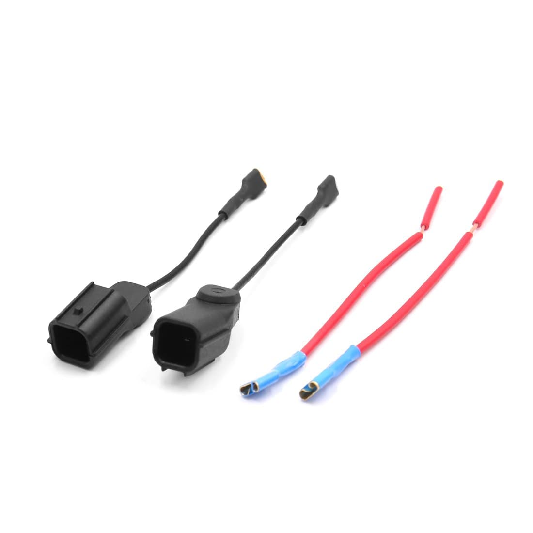 sourcing map 2Pcs Plastic Car Horn Speaker Adapter Wiring Harness Pigtail Socket for Honda