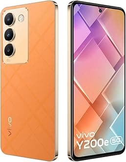 vivo Y200e 5G (Saffron Delight, 8GB RAM, 128GB Storage) with No Cost EMI/Additional Exchange Offers