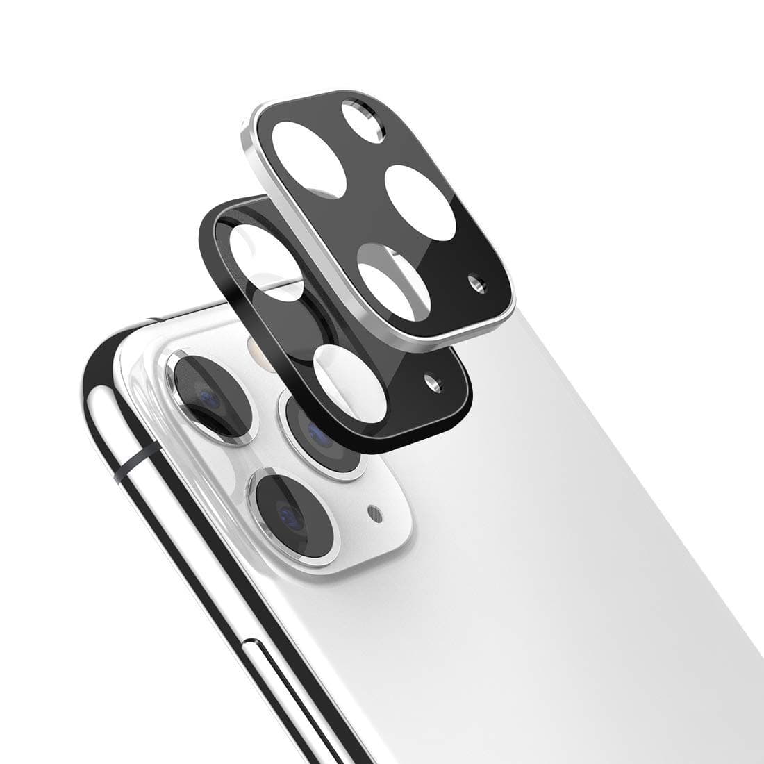 Screen Protector (6.1 Inch) Camera Lens(2019),Metal Frame Ultra-Thin High Definition 9H Hardness 2.13D Bubble-Free Anti-Scratch Clear