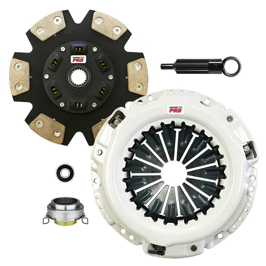 ClutchMaxPRO Performance Stage 3 Clutch Kit Compatible with 2005-2018 Tacoma 2.7L 2WD 4WD 1993 1994 T100 3.0L 4WD (CP16094HDC-ST3)