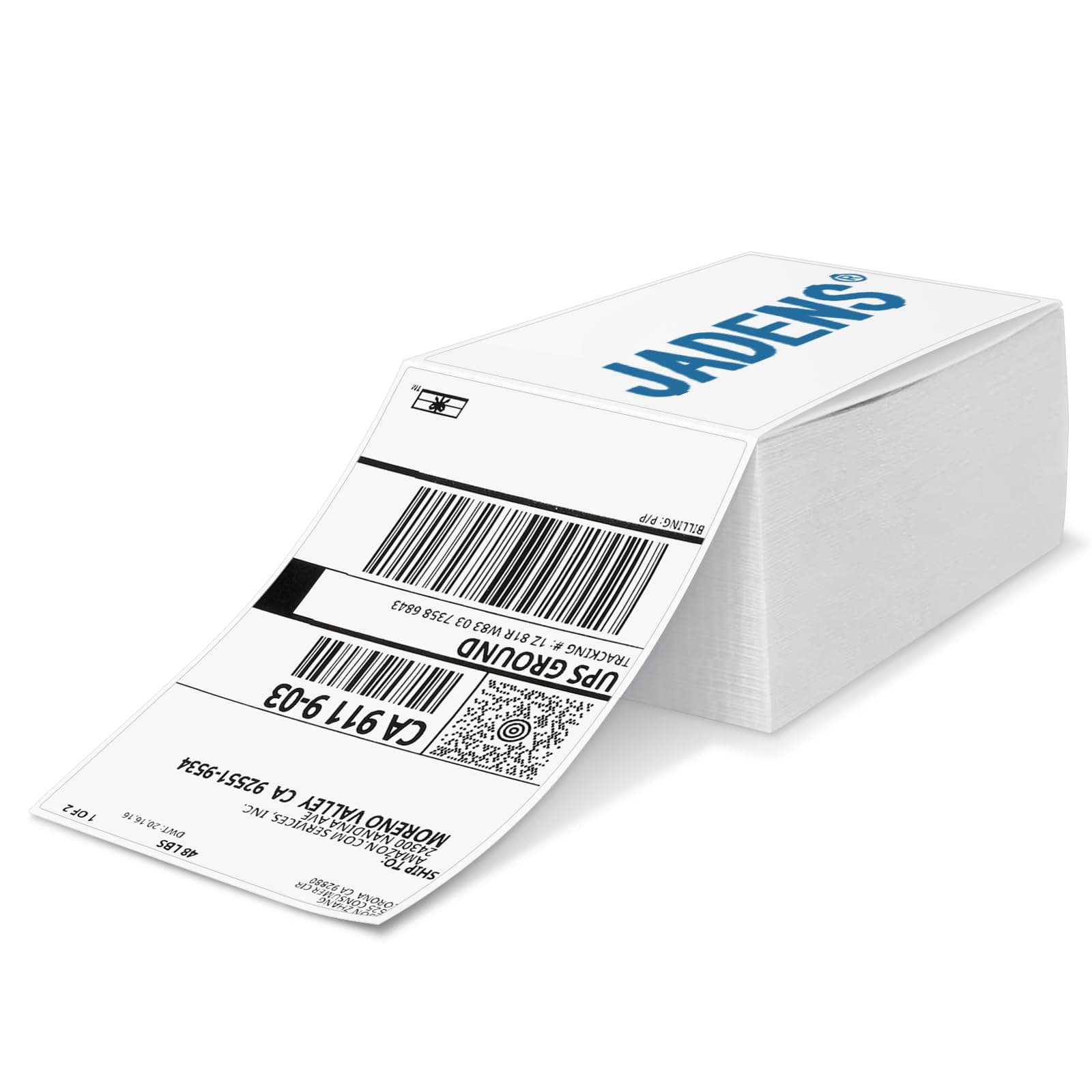 JADENS Thermal Labels, 500pcs 4×6 Shipping Labels