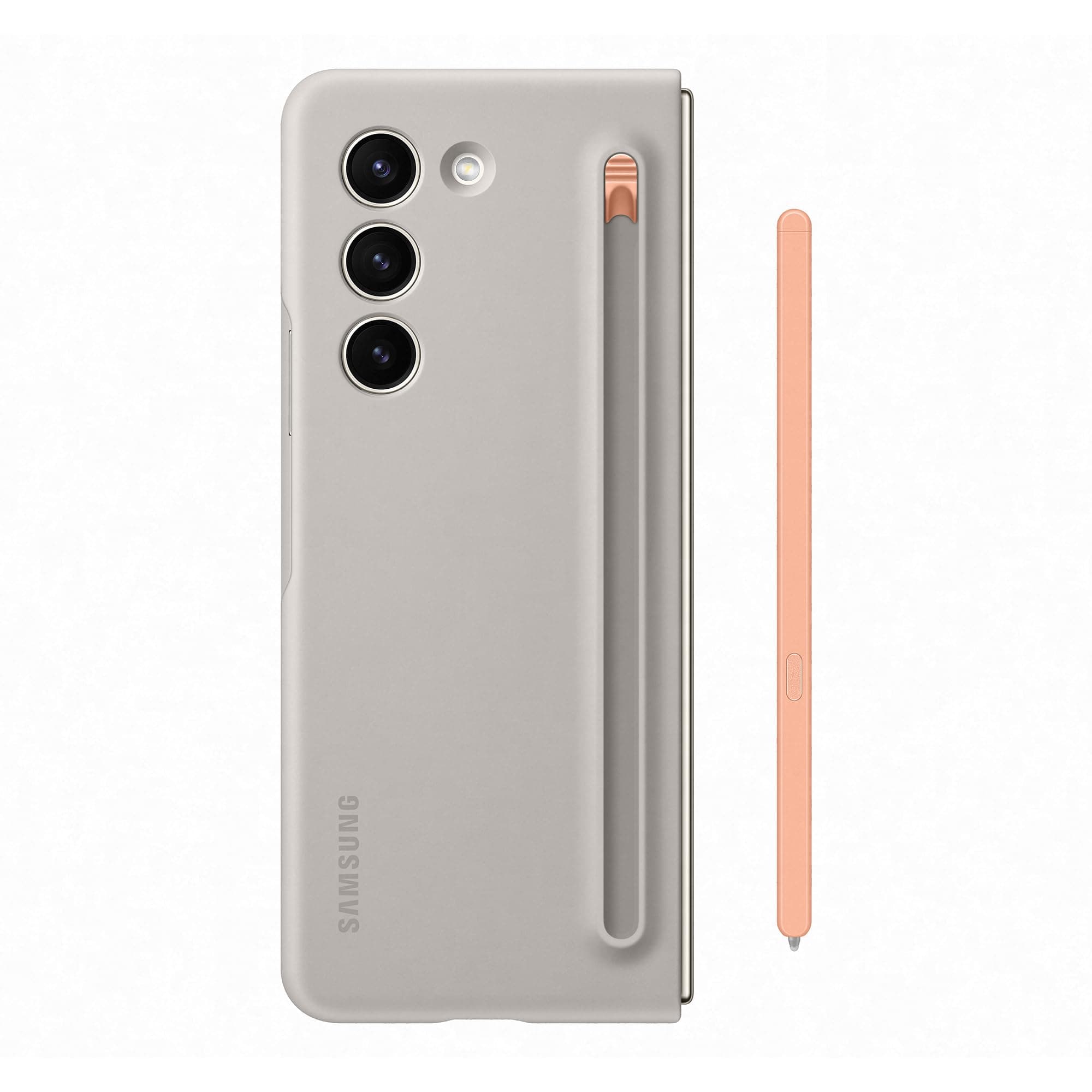 Galaxy Z Fold5 Slim S-pen Case, Sand